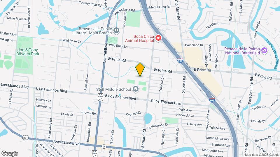 Los Ebanos Apartments Map and Location Details