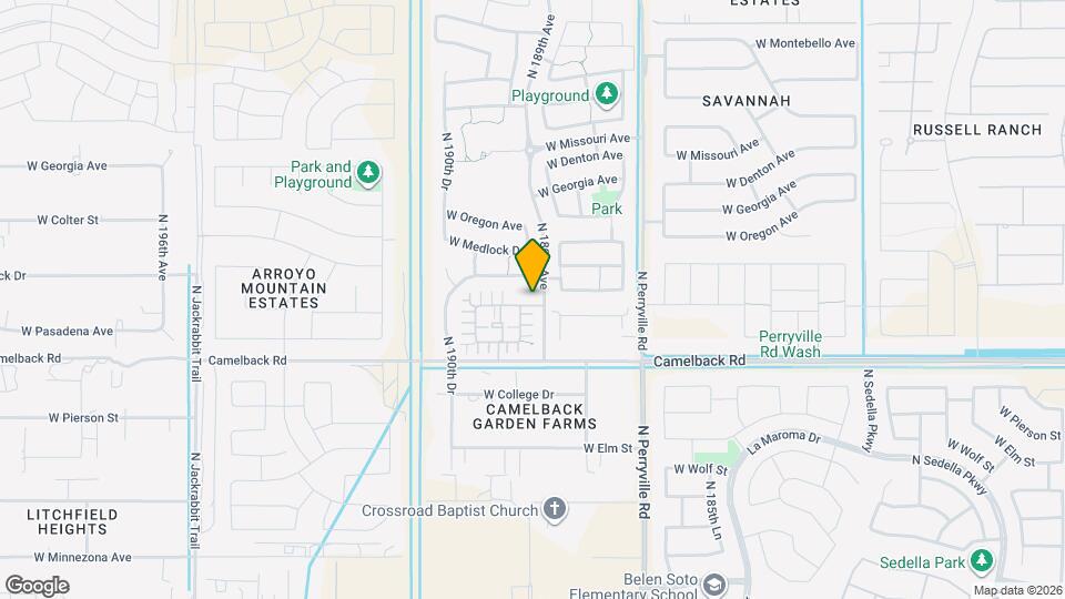 18912 W Reade Ave Mapa y Detalles de la Ubicación