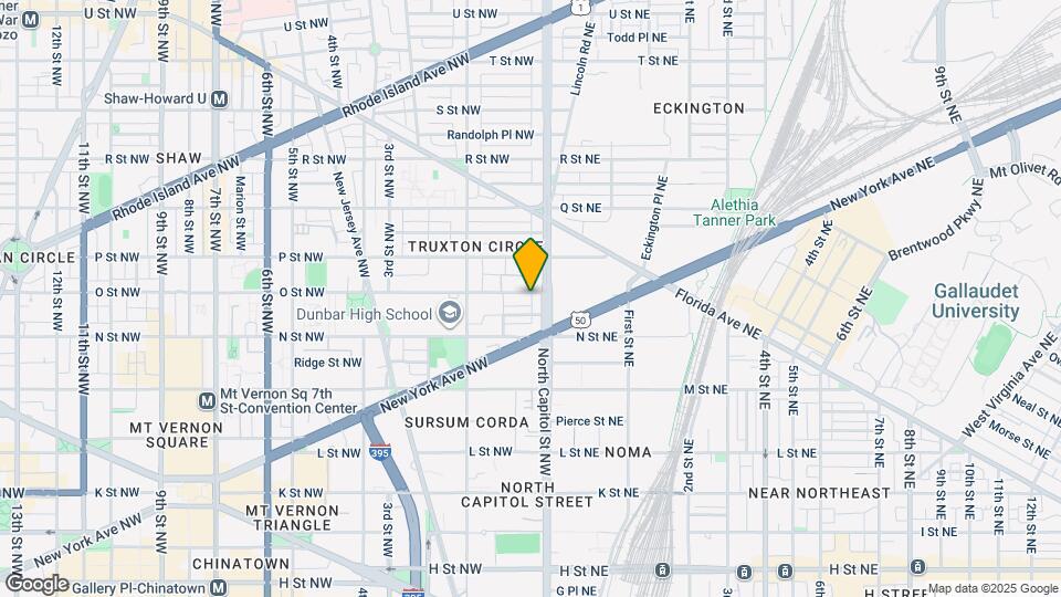 14 O St NW, Unit A Map and Location Details