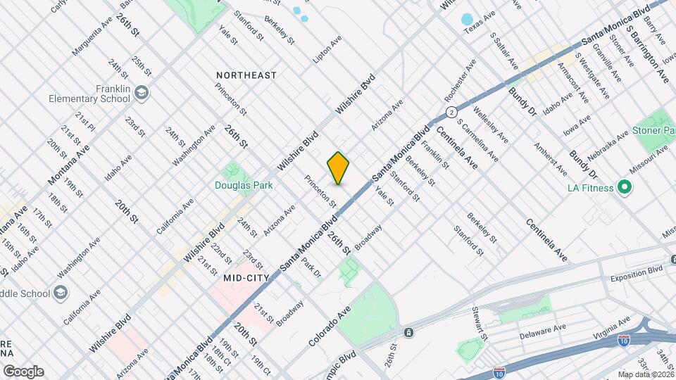 1338 Harvard St Map and Location Details