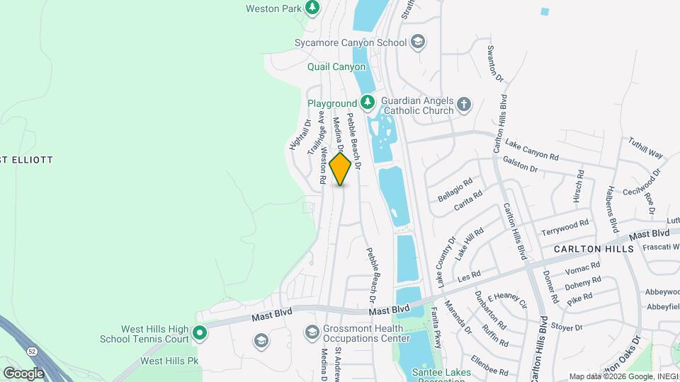 9920 Medina Dr Map and Location Details