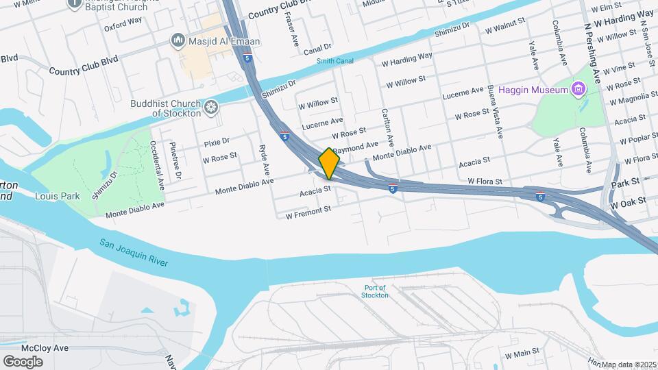 2411 Acacia St Map and Location Details