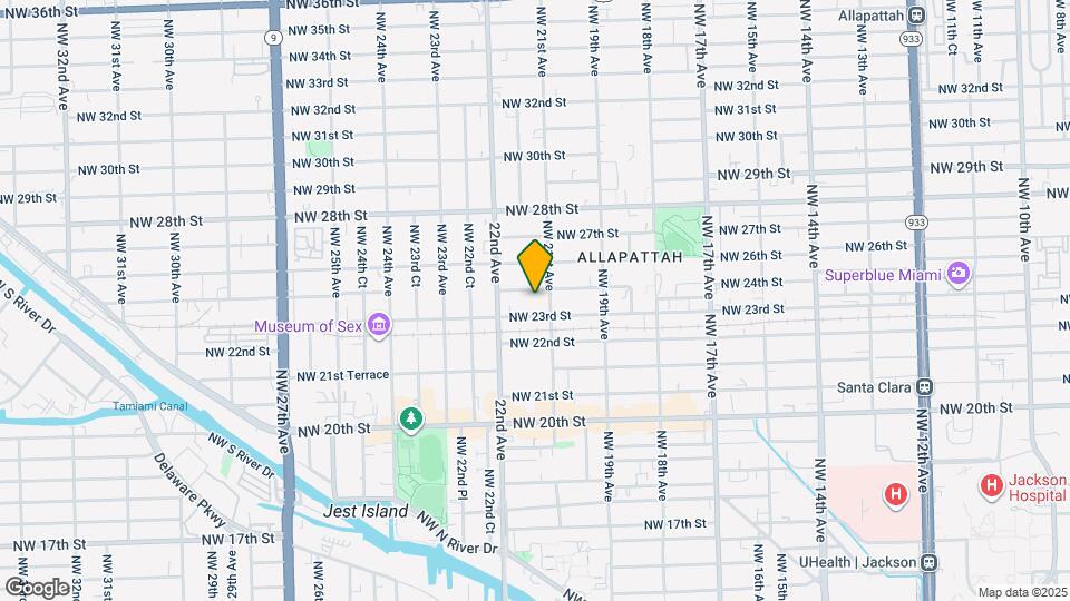 2126 NW 24th St Map and Location Details
