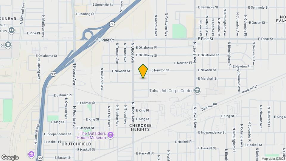 1733 E Marshall St Map and Location Details