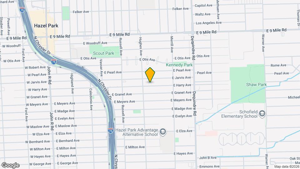 1449 E Harry Ave Map and Location Details