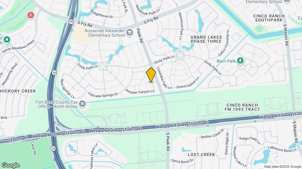 21927 Shady Heath Ln Map and Location Details