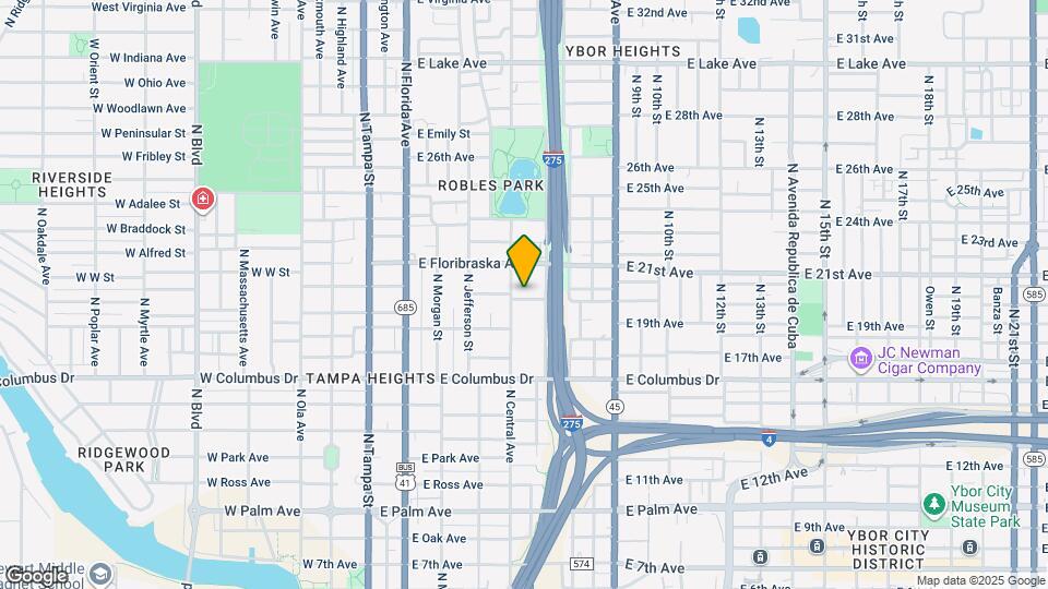 506 E Robles St Map and Location Details