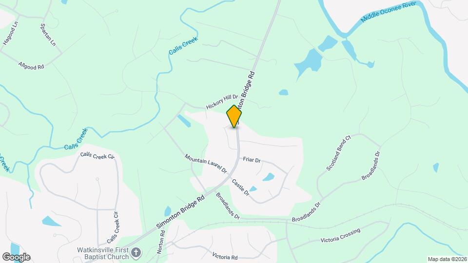 2061 Simonton Bridge Rd Map and Location Details