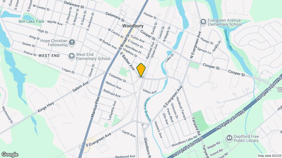 111 E Barber Ave Map and Location Details