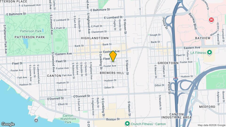 627 S Eaton St Map and Location Details