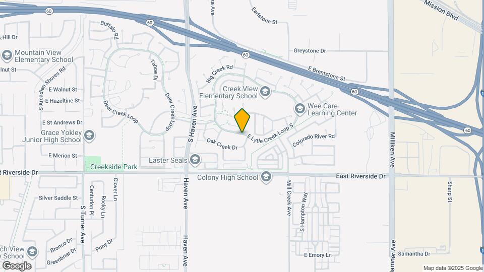 3706 Lytle Creek Loop Map and Location Details