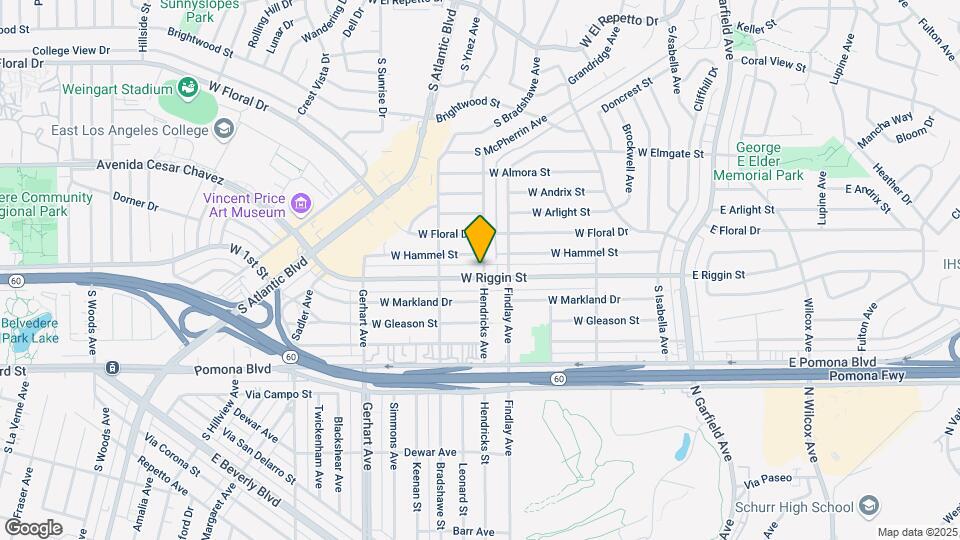 2227-2233 Hendricks Ave Mapa y Detalles de la Ubicación