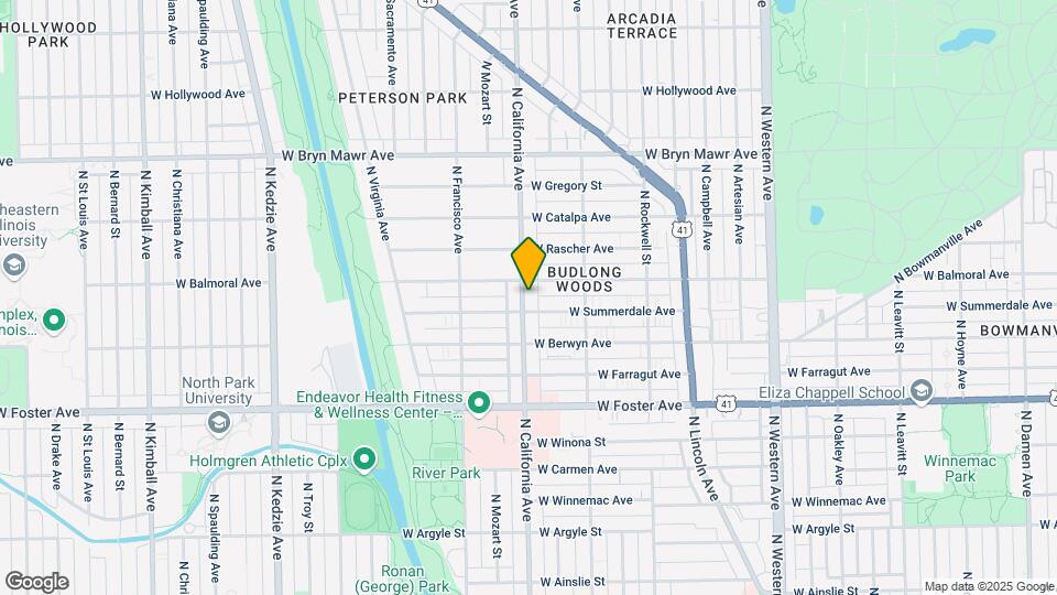 5335 N California Ave Map and Location Details