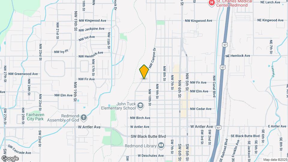 608 NW Canyon Dr Map and Location Details