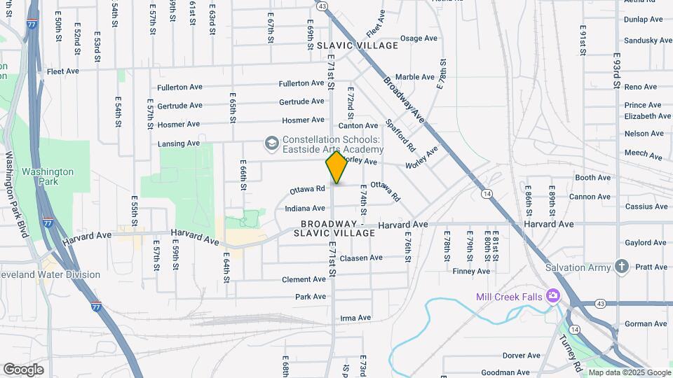 3971 E 71st St Map and Location Details
