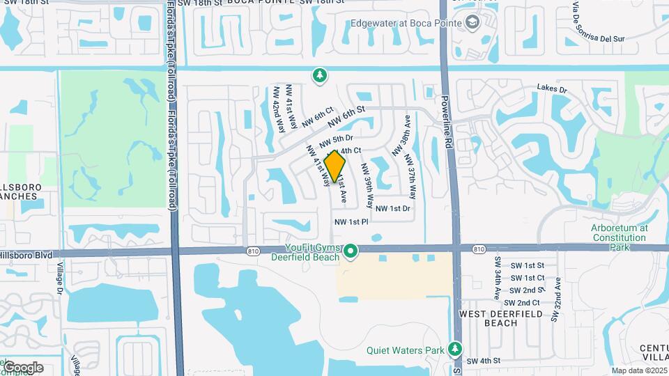 282 NW 41st Way Map and Location Details