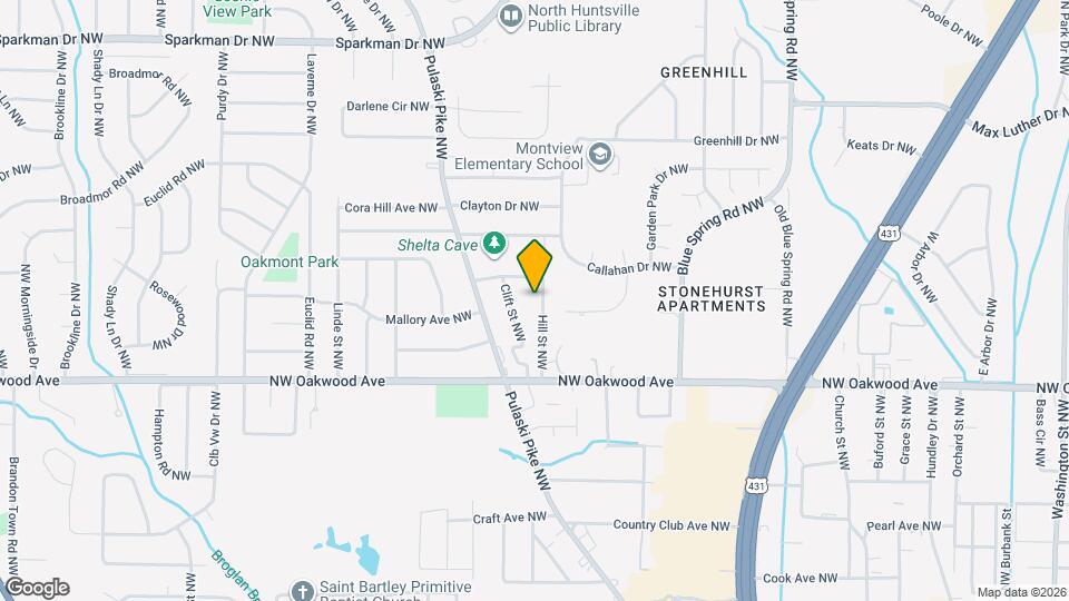 2209 Hill St NW Map and Location Details