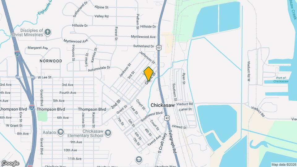 312 Grant St Map and Location Details