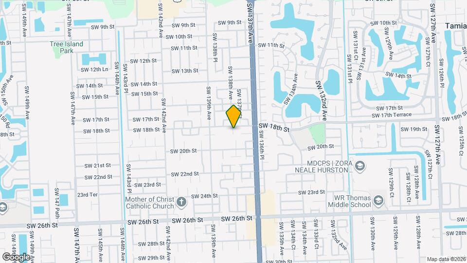 1839 SW 138th Ave Map and Location Details
