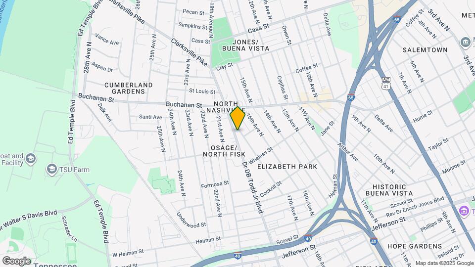 1733 17th Ave N Map and Location Details