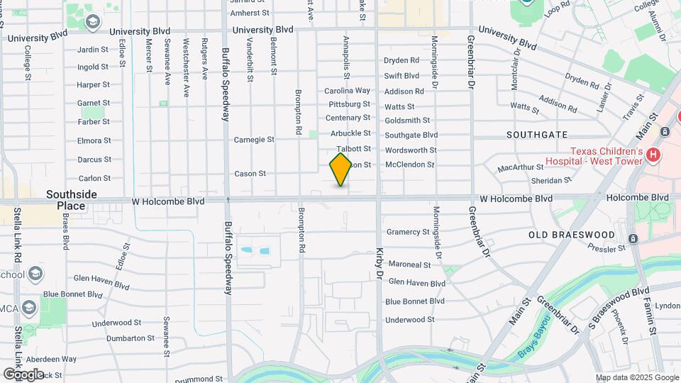 2712 W Holcombe Blvd Map and Location Details