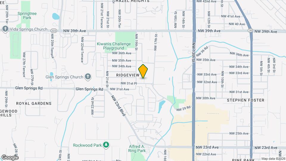 3128 NW 18th St Map and Location Details