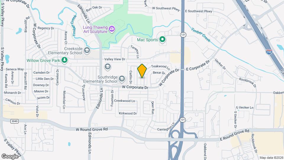 323 Teakwood Ln Map and Location Details