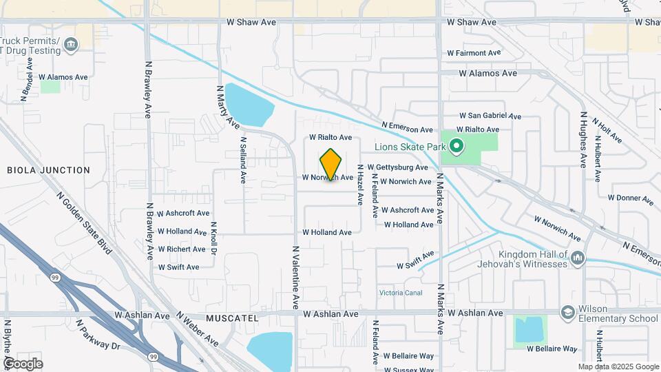 3302 W Indianapolis Ave Map and Location Details