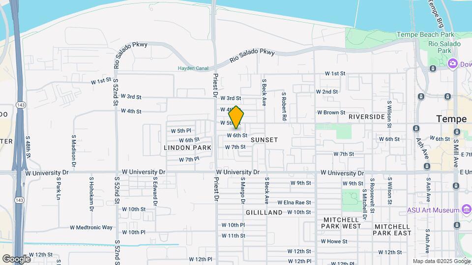 1308 W 6th St, Unit 817 Map and Location Details