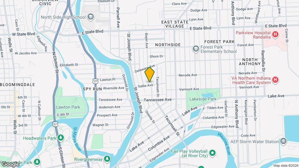 1707 Bayer Ave Map and Location Details