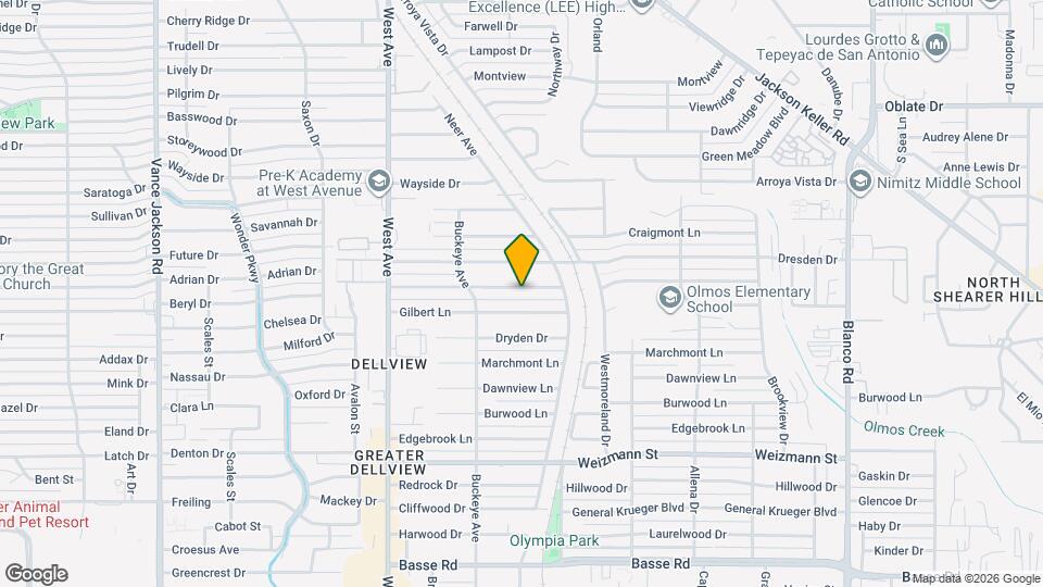 434 Schmeltzer Ln Map and Location Details