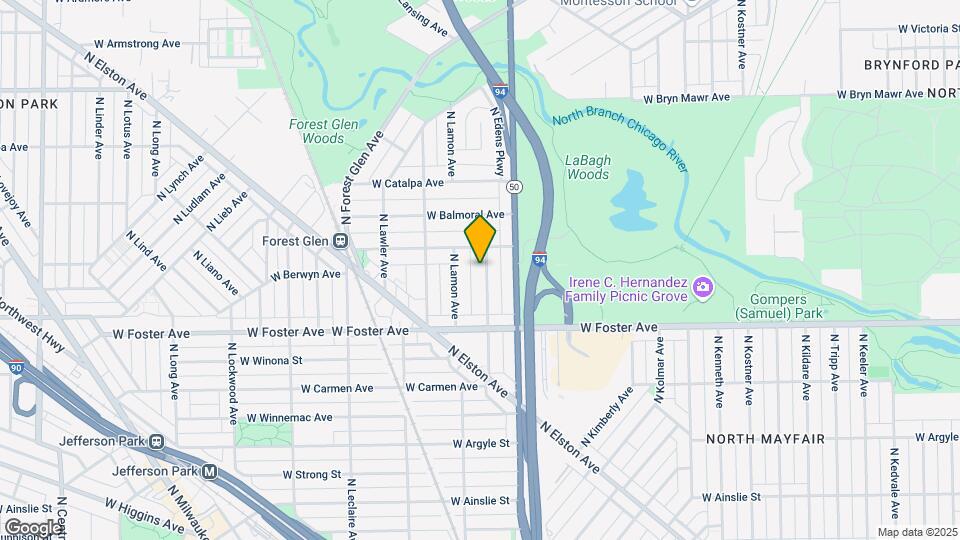 5266 N La Crosse Ave Map and Location Details