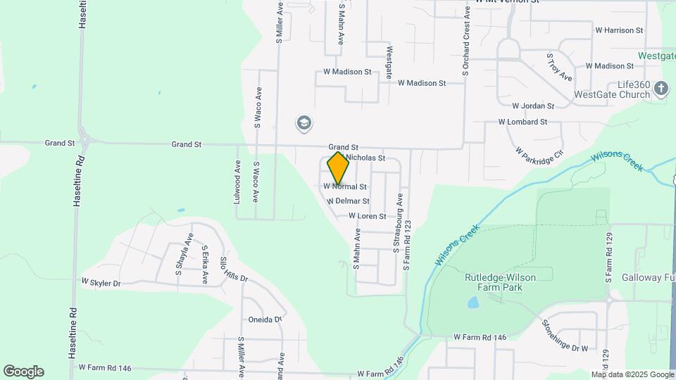 4434 W Normal St Map and Location Details