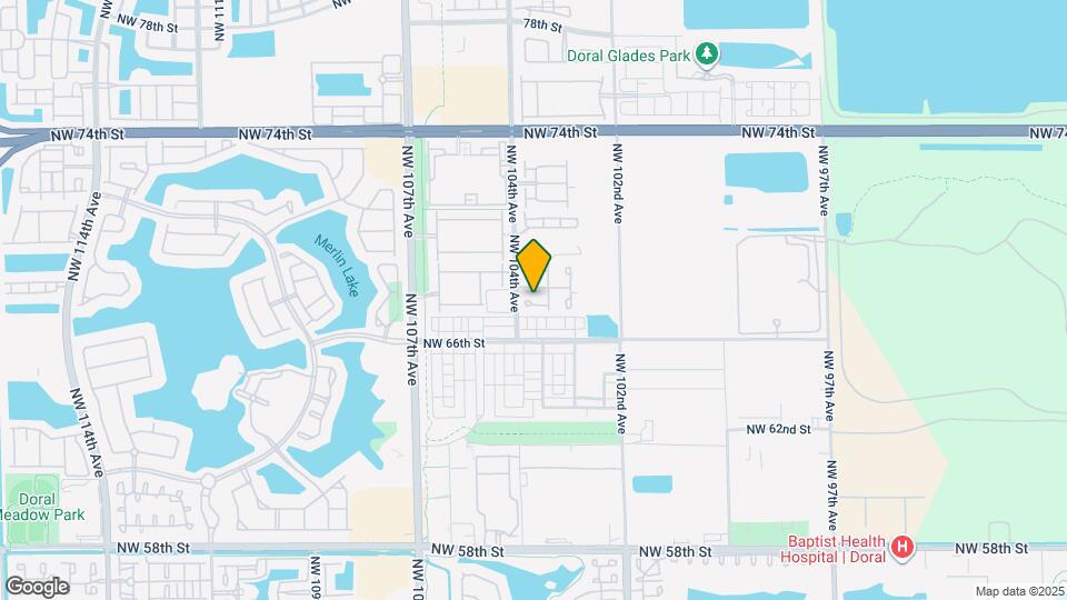 10359 NW 67th Terrace Map and Location Details