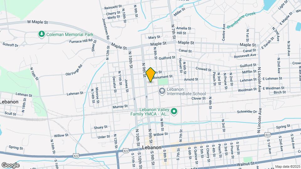827 Lehman St Map and Location Details