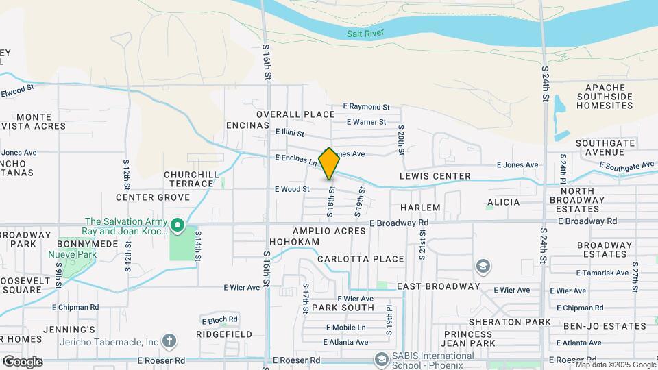 1736 E Wood St Map and Location Details