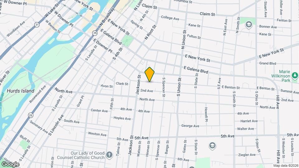 571 E Benton St Map and Location Details