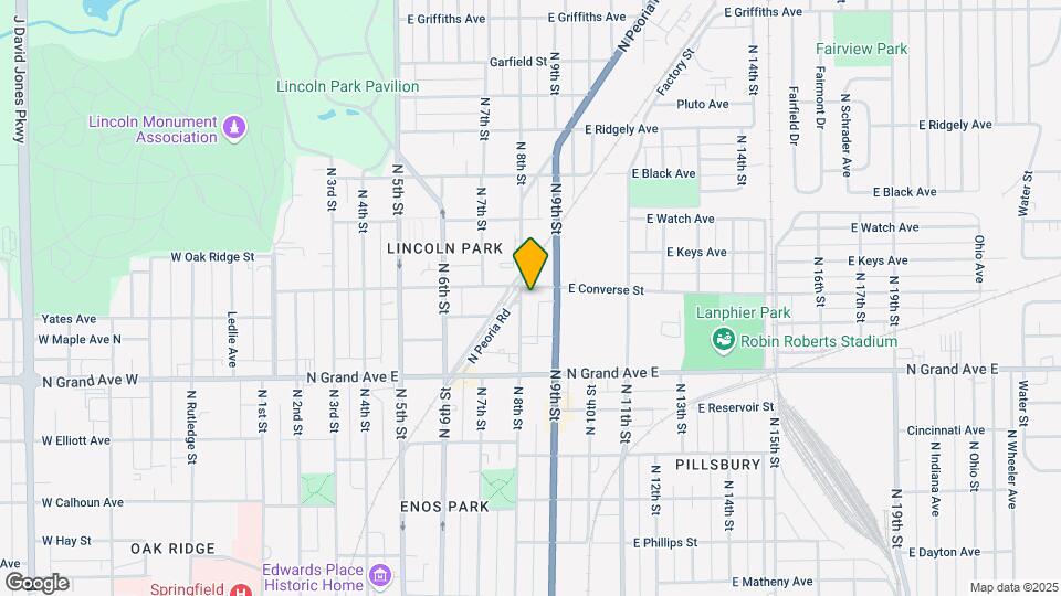 1338 N 8th St Map and Location Details