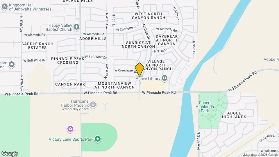 3936 W Camino Del Rio Map and Location Details