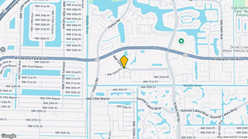 10663 NW 32nd Ct Map and Location Details