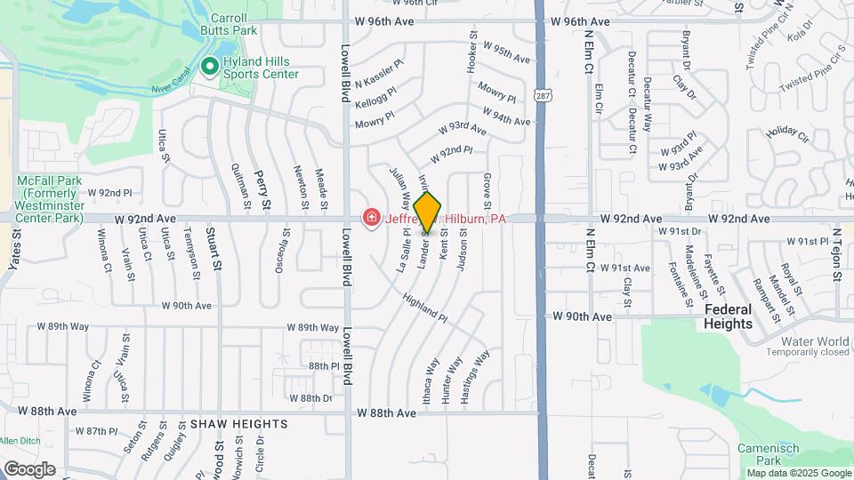 9170 Lander St Map and Location Details