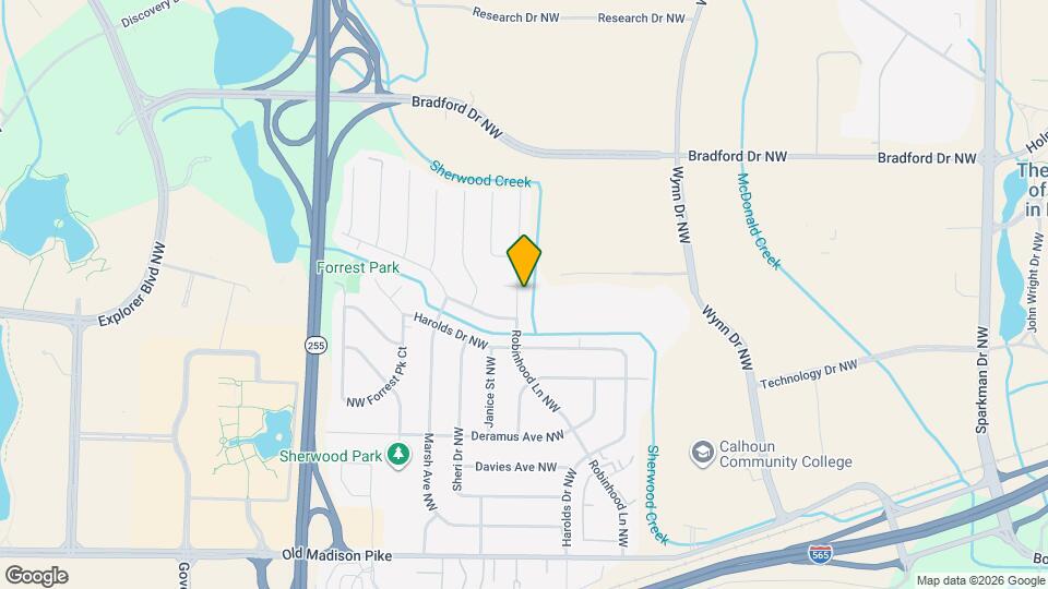 6604 Robinhood Ln NW Map and Location Details