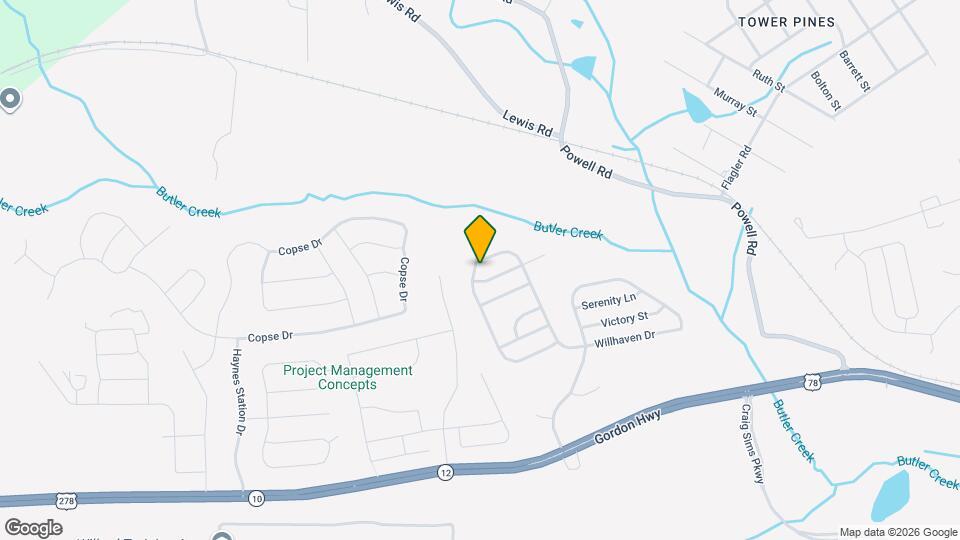 2752 Huntcliff Dr Map and Location Details