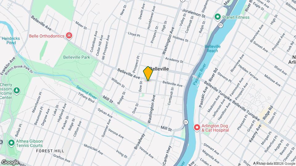 100 Washington St Mapa y Detalles de la Ubicación
