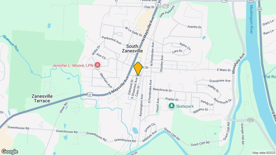 28 S Shawnee Ave Map and Location Details