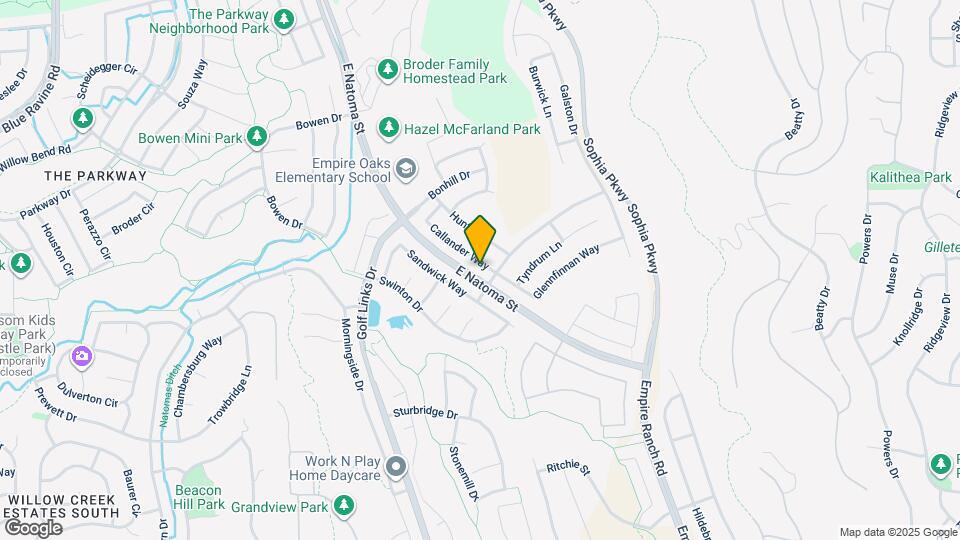 1045 Callander Way Map and Location Details