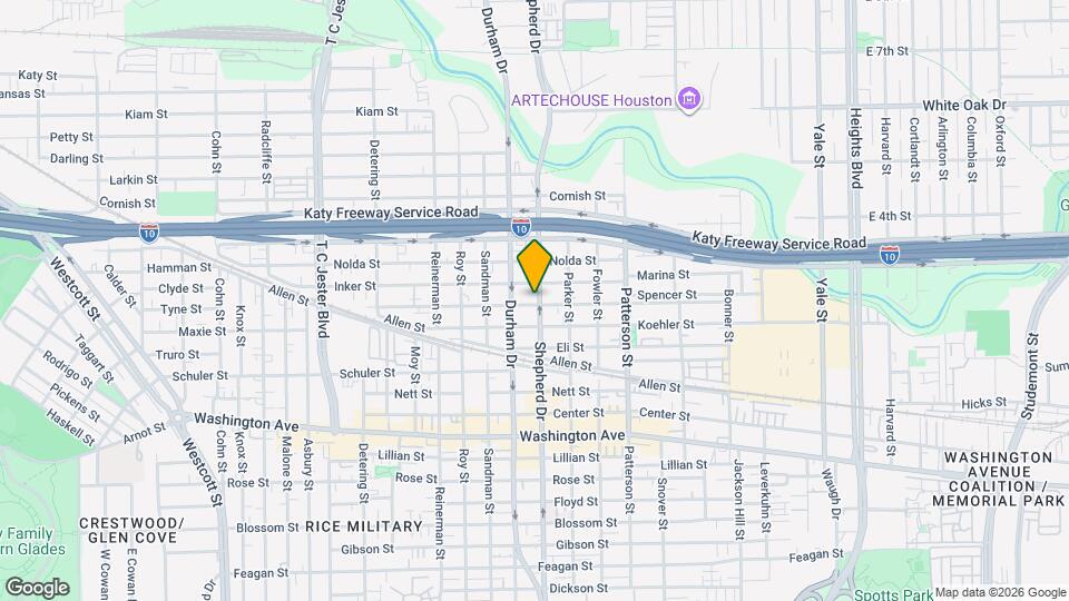 1601 Shepherd Dr Map and Location Details