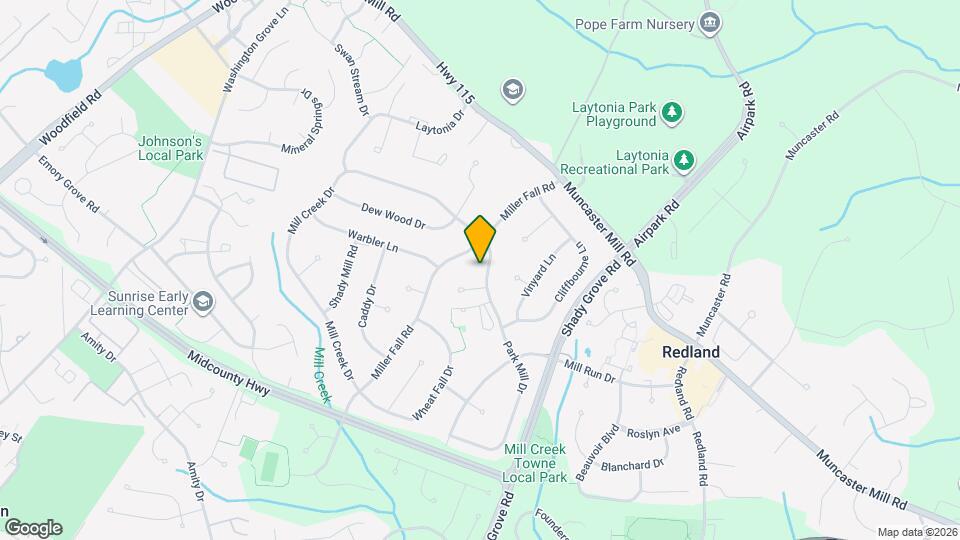 17804 Park Mill Dr Map and Location Details