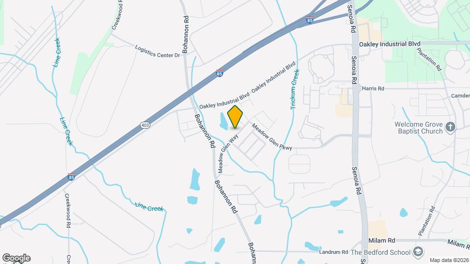 4020 Meadow Glen Way Map and Location Details