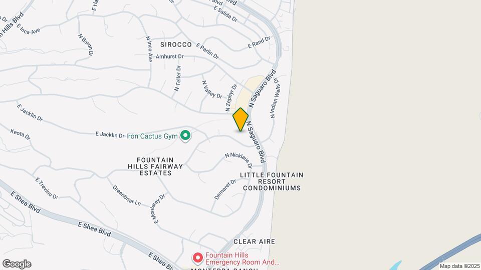 10626 N Indian Wells Dr Map and Location Details